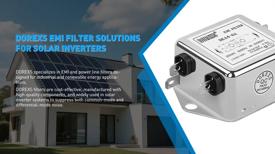 Solar Compressor Filter Solar Inverter EMI Filter Solutions | DOREXS Power Line Filters